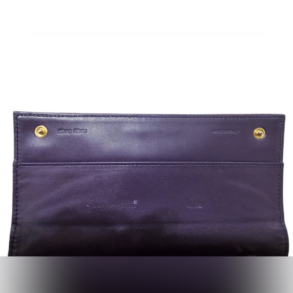 Miu miu purple long wallet - Picture 8 of 8